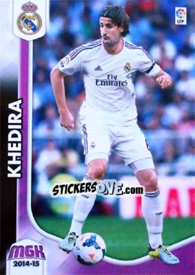 Figurina Khedira - Liga BBVA 2014-2015. Megacracks n. 245 - Panini