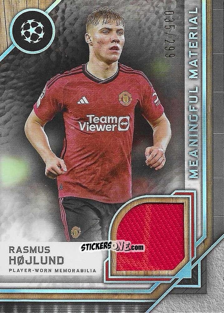 Sticker Rasmus Højlund - UEFA Champions League Museum Collection 2023-2024
 n. MMSR-RH - Topps