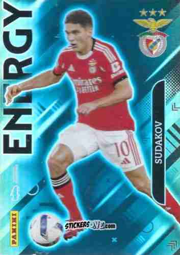 Cromo Sudakov - Ídolos do Futebol Português 2025-2026
 n. 215 - Panini