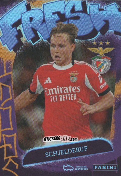 Sticker Schjelderup - Ídolos do Futebol Português 2025-2026
 n. 233 - Panini