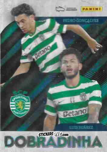 Sticker Pedro Gonçalves / Suárez - Ídolos do Futebol Português 2025-2026
 n. 241 - Panini