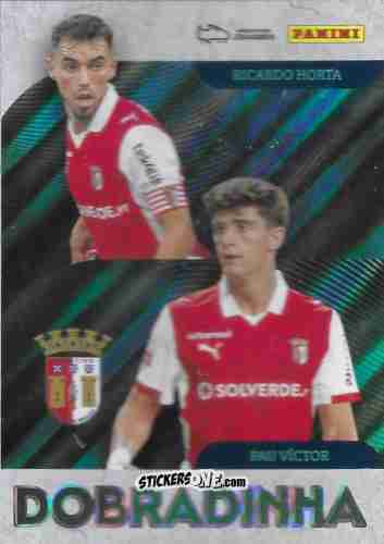 Sticker Ricardo Horta / Pau Víctor - Ídolos do Futebol Português 2025-2026
 n. 243 - Panini
