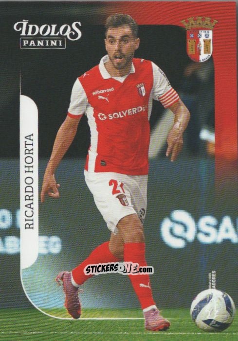 Cromo Ricardo Horta - Ídolos do Futebol Português 2025-2026
 n. 62 - Panini