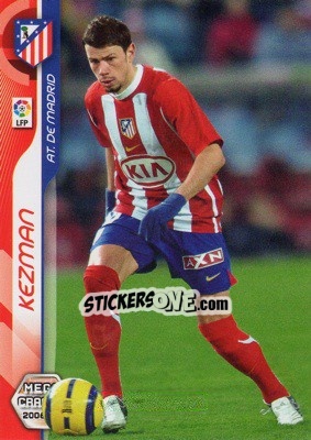 Figurina Kezman - Liga 2006-2007. Megacracks n. 35 - Panini
