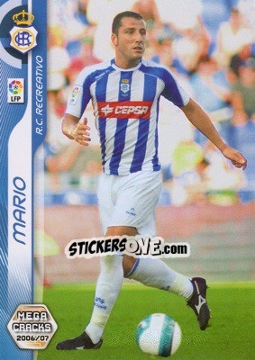 Figurina Mario - Liga 2006-2007. Megacracks n. 257 - Panini