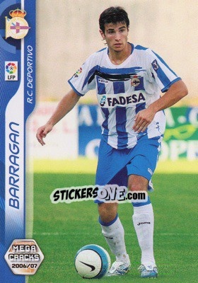 Figurina Barragan - Liga 2006-2007. Megacracks n. 474 - Panini