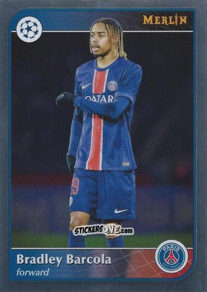 Figurina Bradley Barcola - UEFA Club Competitions 2024-2025
 n. 29 - Topps Merlin