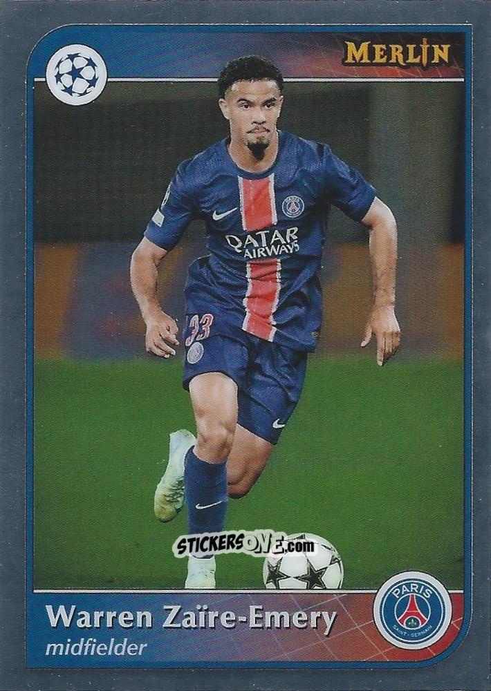Sticker Warren Zaïre-Emery - UEFA Club Competitions 2024-2025
 n. 33 - Topps Merlin