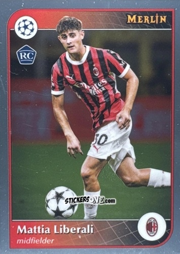 Sticker Mattia Liberali - UEFA Club Competitions 2024-2025
 n. 108 - Topps Merlin
