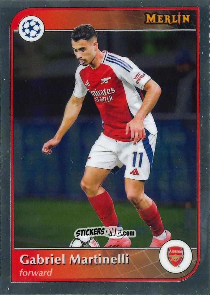 Sticker Gabriel Martinelli - UEFA Club Competitions 2024-2025
 n. 195 - Topps Merlin