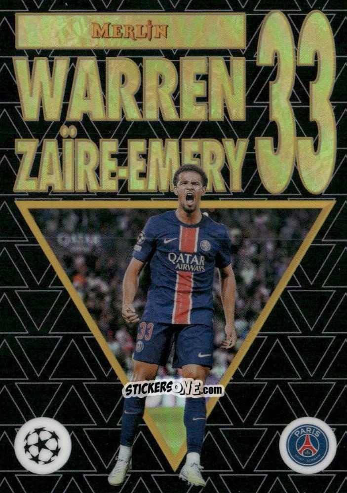 Sticker Warren Zaïre-Emery - UEFA Club Competitions 2024-2025
 n. M95-16 - Topps Merlin