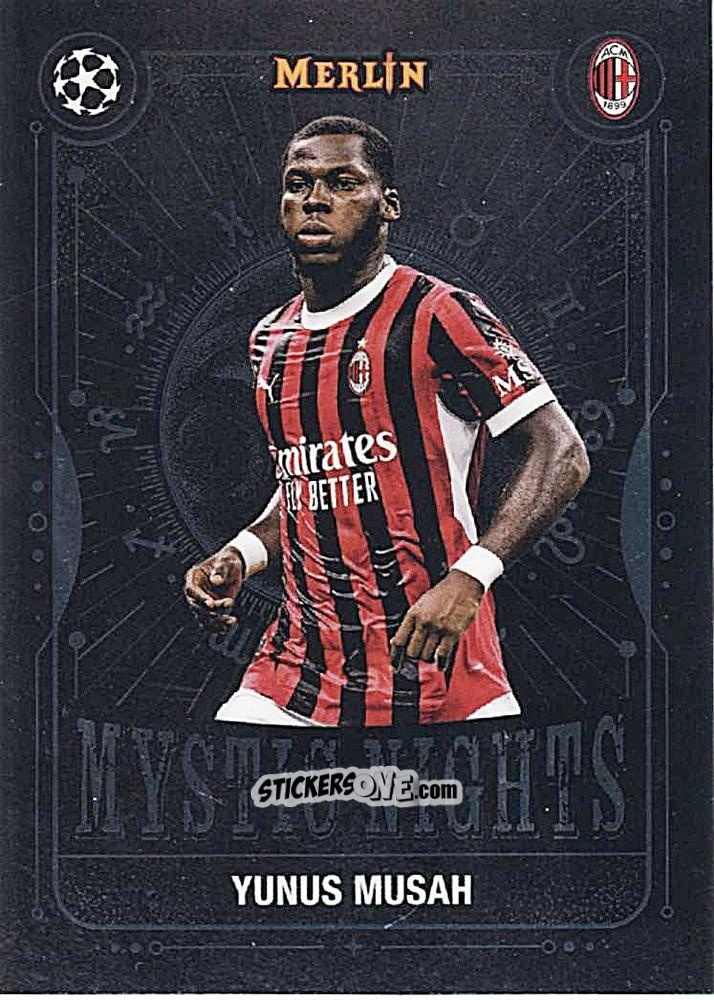 Cromo Yunus Musah - UEFA Club Competitions 2024-2025
 n. MN-1 - Topps Merlin