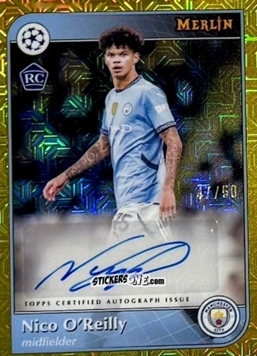 Cromo Nico O'Reilly - UEFA Club Competitions 2024-2025
 n. AU-NOR - Topps Merlin