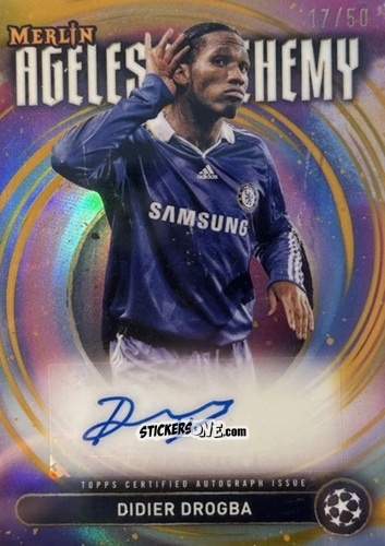 Cromo Didier Drogba - UEFA Club Competitions 2024-2025
 n. AAA-DD - Topps Merlin