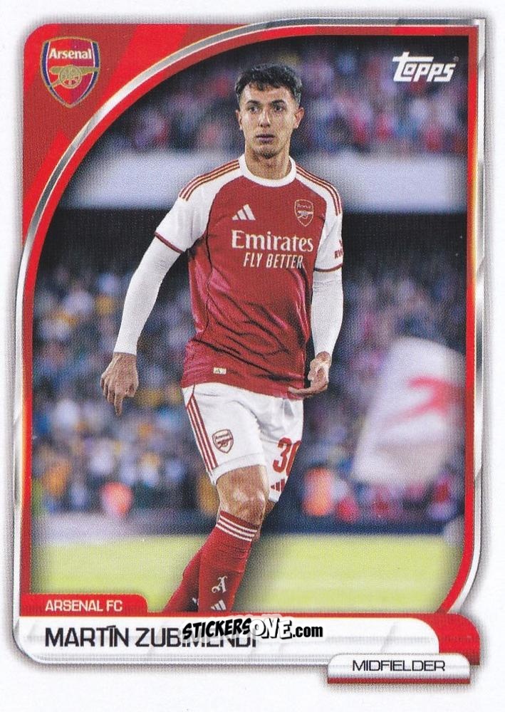 Cromo Martín Zubimendi - Arsenal 2025-2026 Collector Tin
 n. 9 - Topps