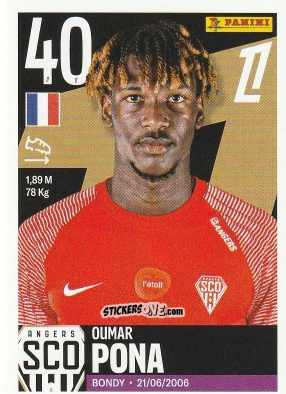 Sticker Oumar Pona - Foot Ligue 1 2025-2026
 n. 15 - Panini