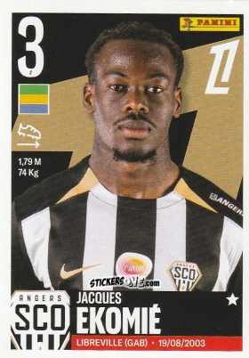 Cromo Jacques Ekomié - Foot Ligue 1 2025-2026
 n. 21 - Panini