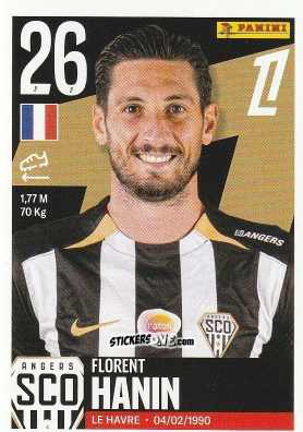 Figurina Florent Hanin - Foot Ligue 1 2025-2026
 n. 22 - Panini