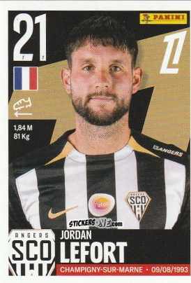 Sticker Jordan Lefort - Foot Ligue 1 2025-2026
 n. 23 - Panini