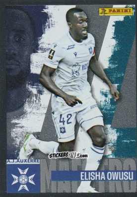Figurina Elisha Owusu (Maestro) - Foot Ligue 1 2025-2026
 n. 38 - Panini