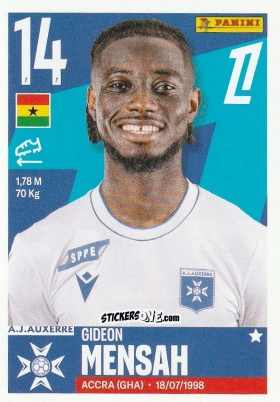 Sticker Gideon Mensah - Foot Ligue 1 2025-2026
 n. 46 - Panini