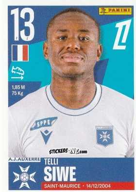 Figurina Telli Siwe - Foot Ligue 1 2025-2026
 n. 50 - Panini