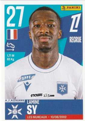 Figurina Lamine Sy - Foot Ligue 1 2025-2026
 n. 51 - Panini