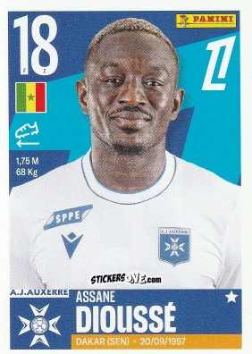 Cromo Assane Dioussé - Foot Ligue 1 2025-2026
 n. 55 - Panini