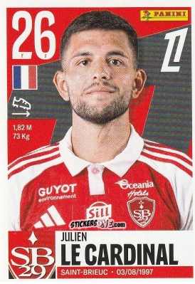 Cromo Julien Le Cardinal - Foot Ligue 1 2025-2026
 n. 77 - Panini