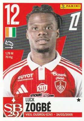Sticker Luck Zogbé - Foot Ligue 1 2025-2026
 n. 79 - Panini