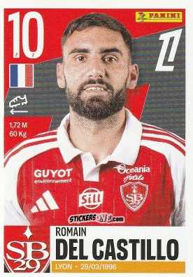 Sticker Romain Del Castillo - Foot Ligue 1 2025-2026
 n. 81 - Panini