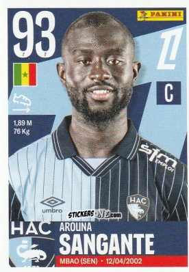 Cromo Arouna Sangante - Foot Ligue 1 2025-2026
 n. 110 - Panini