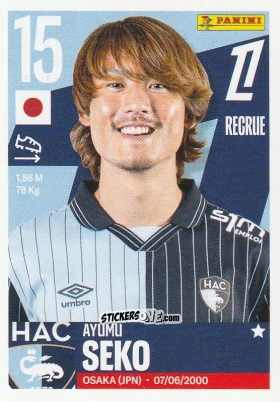Cromo Ayumu Seko - Foot Ligue 1 2025-2026
 n. 111 - Panini