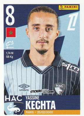 Sticker Yassine Kechta - Foot Ligue 1 2025-2026
 n. 115 - Panini