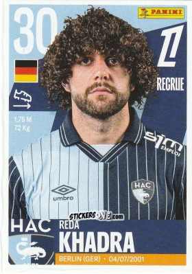 Cromo Reda Khadra - Foot Ligue 1 2025-2026
 n. 116 - Panini