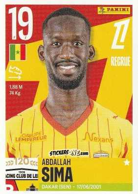 Figurina Abdallah Sima - Foot Ligue 1 2025-2026
 n. 151 - Panini