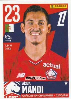 Sticker Aïssa Mandi - Foot Ligue 1 2025-2026
 n. 163 - Panini