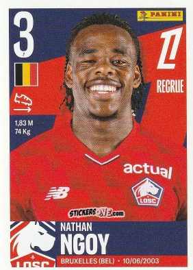 Figurina Nathan Ngoy - Foot Ligue 1 2025-2026
 n. 166 - Panini