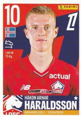 Figurina Hákon Arnar Haraldsson - Foot Ligue 1 2025-2026
 n. 173 - Panini