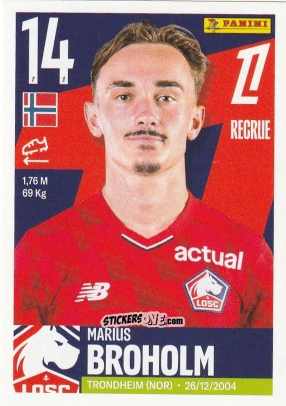 Cromo Marius Broholm - Foot Ligue 1 2025-2026
 n. 176 - Panini