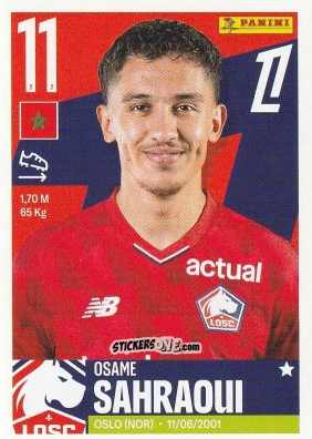 Cromo Osame Sahraoui - Foot Ligue 1 2025-2026
 n. 181 - Panini