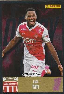 Sticker Ansu Fati - Foot Ligue 1 2025-2026
 n. 184 - Panini