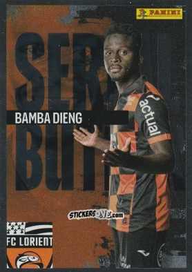 Figurina Bamba Dieng (Serial Buteur) - Foot Ligue 1 2025-2026
 n. 191 - Panini