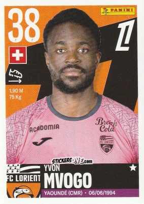 Figurina Yvon Mvogo - Foot Ligue 1 2025-2026
 n. 195 - Panini