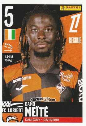 Cromo Bamo Meïté - Foot Ligue 1 2025-2026
 n. 199 - Panini