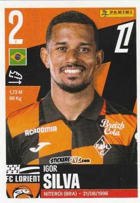 Cromo Igor Silva - Foot Ligue 1 2025-2026
 n. 200 - Panini