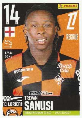 Figurina Trevan Sanusi - Foot Ligue 1 2025-2026
 n. 213 - Panini
