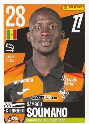 Sticker Sambou Soumano - Foot Ligue 1 2025-2026
 n. 214 - Panini
