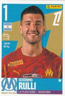 Cromo Gerónimo Rulli - Foot Ligue 1 2025-2026
 n. 251 - Panini