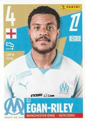 Cromo CJ Egan-Riley - Foot Ligue 1 2025-2026
 n. 254 - Panini